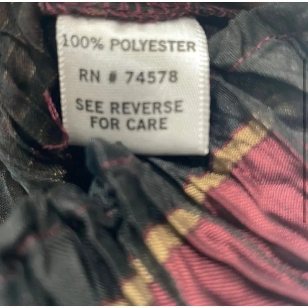 Cache Y2k Plaid Scrunchie Button Down Blouse - image 5